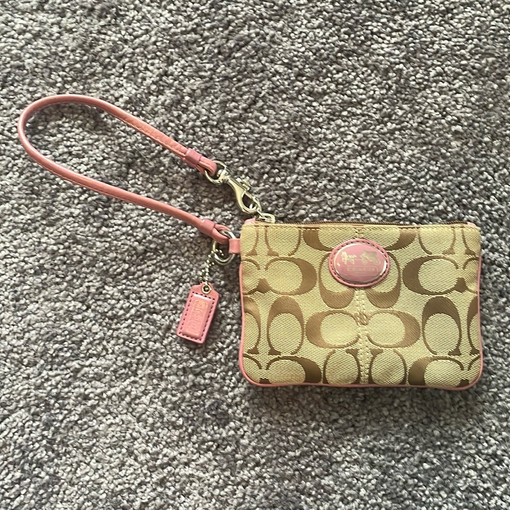 Coach wallet wristlet